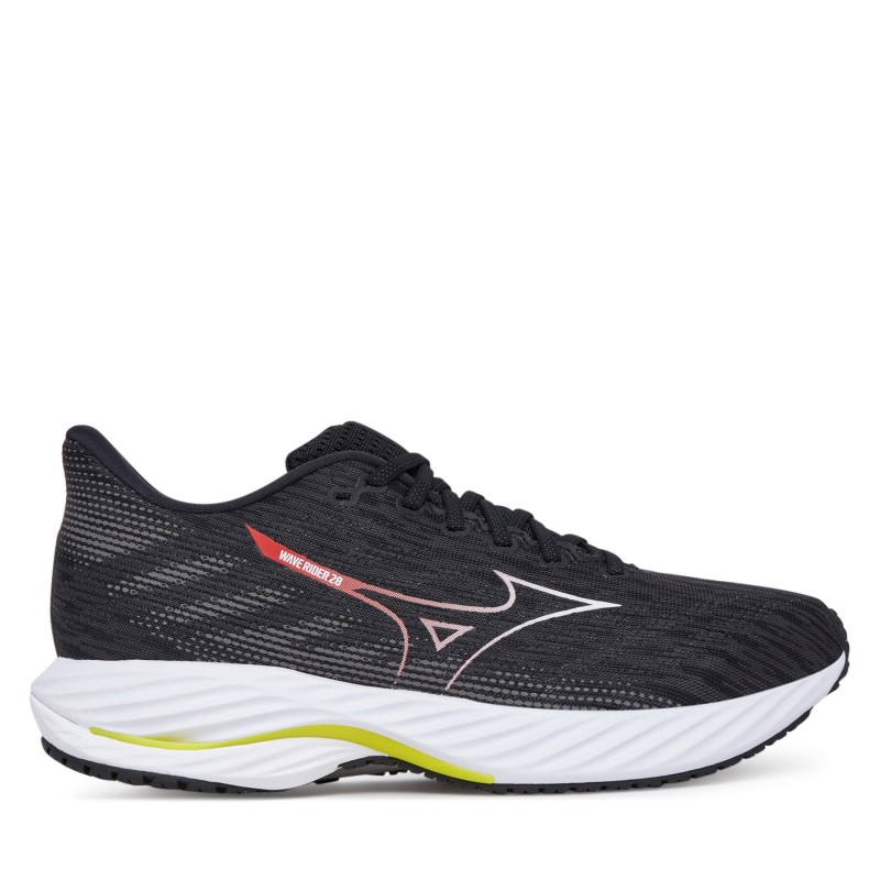 Laufschuhe Mizuno Wave Rider 28 J1GC2403 Schwarz