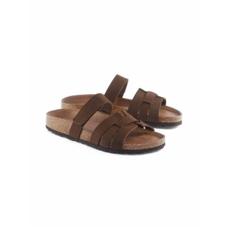 Klett-Pantolette Korkfußbett