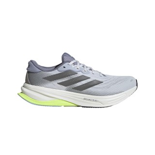 Adidas Supernova Solution 2.0 Schuhe Grau Grün SS25, Größe UK 7.5