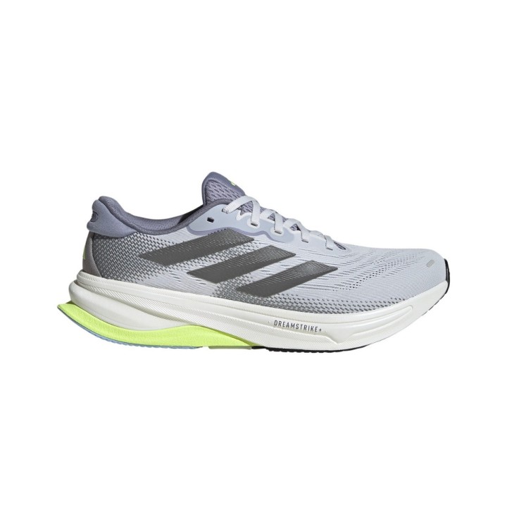 Adidas Supernova Solution 2.0 Schuhe Grau Grün SS25, Größe UK 7.5