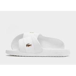Lacoste Serve Pin Slides Herren - White - Mens, White