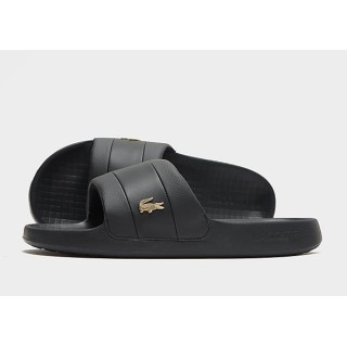 Lacoste Serve Pin Slides Herren - Black - Mens, Black