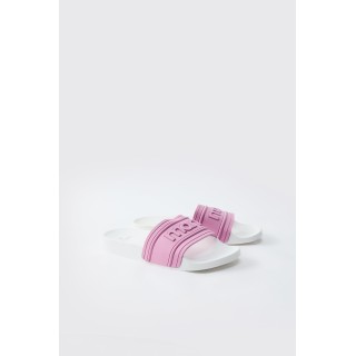 Slides mit Man-Logo - Rosa - 41, Rosa