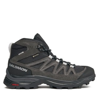 Trekkingschuhe Salomon X Ward Leather Mid GORE-TEX L47181900 Schwarz