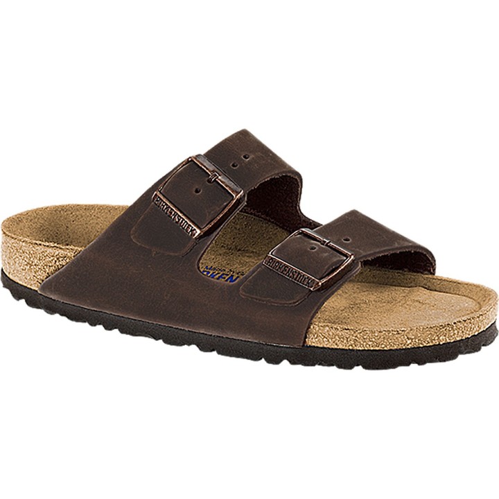 Birkenstock Arizona Soft Leather Oiled Sandale