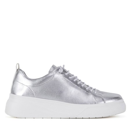 Halbschuhe Rieker Revolution Lifestyle W2301-90 Silberfarben
