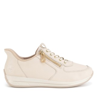 Halbschuhe Rieker N1156-60 Beige