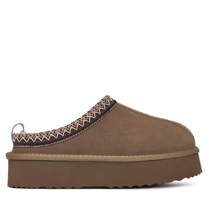 Hausschuhe DeeZee 0B780P-P Khakifarben