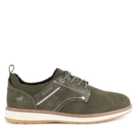 Halbschuhe Mustang 4197-303 Khakifarben