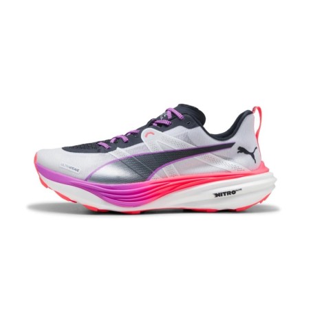Puma Deviate Nitro Elite Trail Schuhe Weiß Rot SS25, Größe 40,5 - EUR
