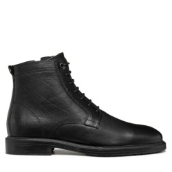 Schnürschuhe Geox U Tiberio U46G5D 000JD C9999 Schwarz