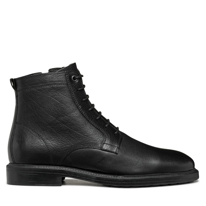 Schnürschuhe Geox U Tiberio U46G5D 000JD C9999 Schwarz