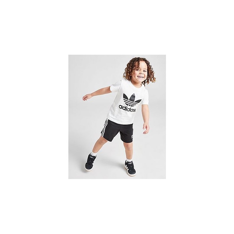 adidas Originals Trefoil T-Shirt/Shorts Set Infant - Black, Black