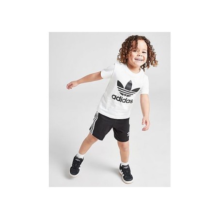 adidas Originals Trefoil T-Shirt/Shorts Set Infant - Black, Black