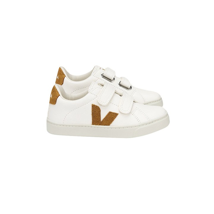 VEJA Kinder Sneaker Esplar Velcro weiss | 25