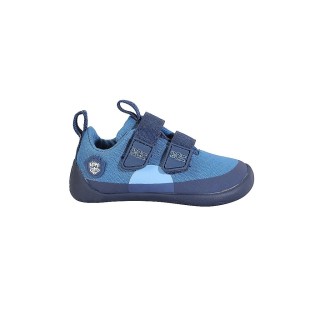 AFFENZAHN Kinder Sneaker Barfußschuhe  COTTON LUCKY Bär blau | 21