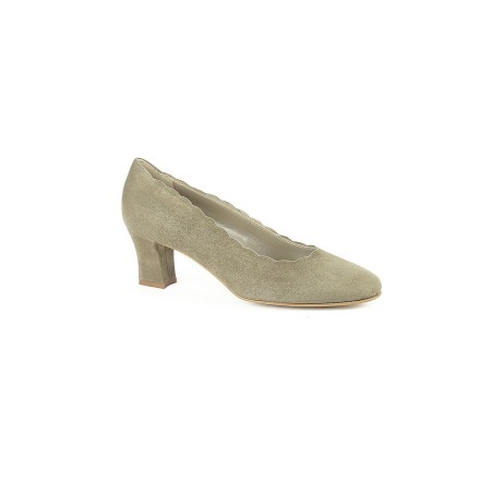 DIRNDL & BUA Trachtenschuhe - Pumps hellgrün | 37