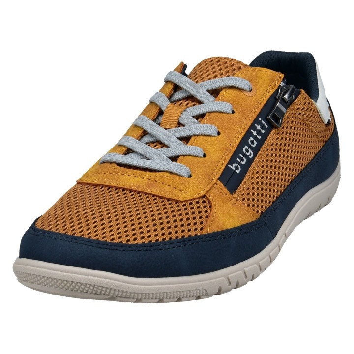 bugatti Sneaker, Freizeitschuh, Halbschuh, Schnürschuh mit Kontrastbesätzen