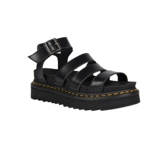 Dr. Martens Sandale - V Blaire Sandal Black Felix Rub Off - EU36 bis EU41 - für Damen - Größe EU36 - schwarz
