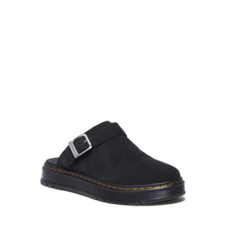 Dr. Martens Sandale - Brookline Mule Black Bronx Suede - EU36 bis EU46 - Größe EU36 - schwarz