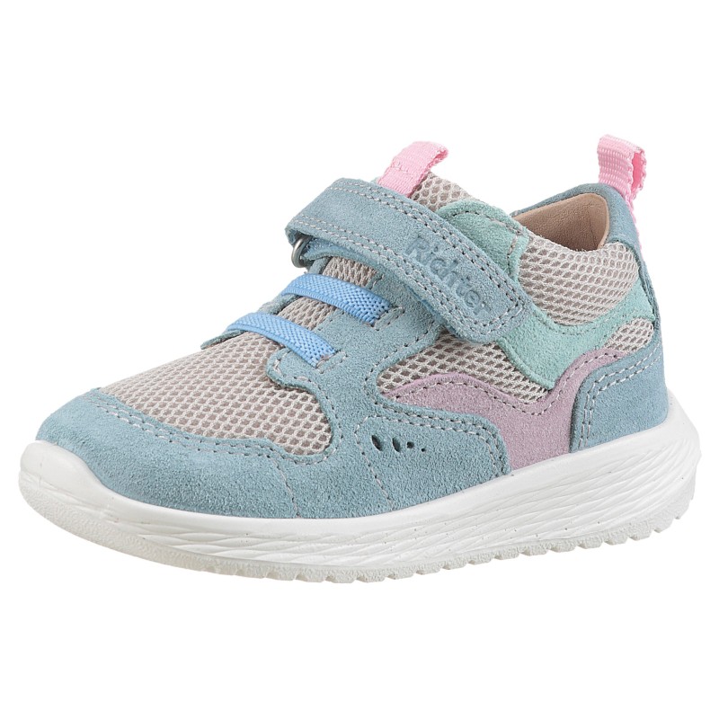 Richter Sneaker "Timmy WMS: Mittel", Klettschuh mit praktischem Gummizug, Größenschablone zum Download