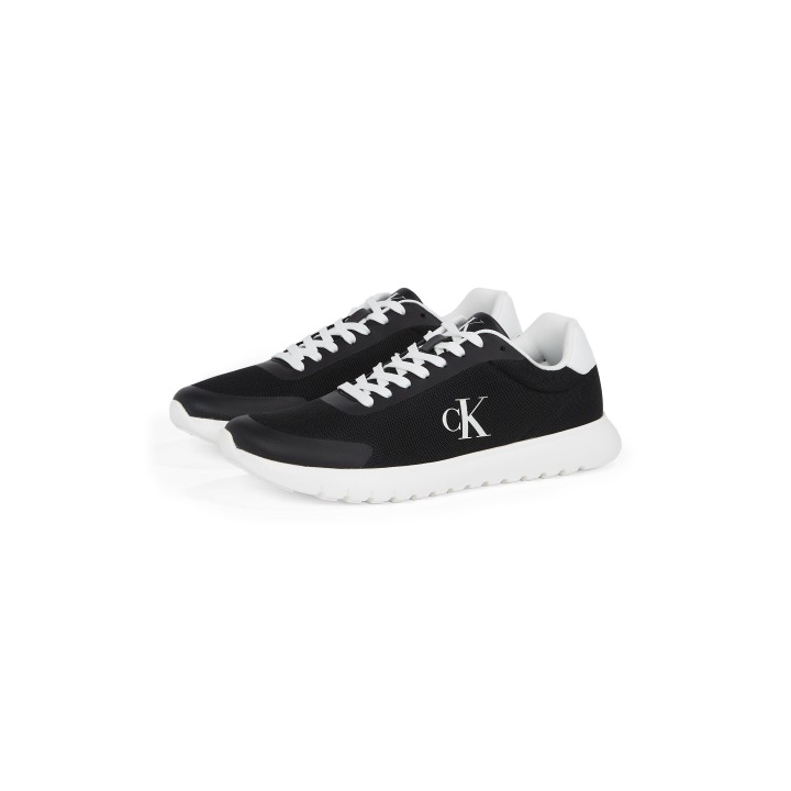 Calvin Klein Jeans Sneaker "3 EVA RUNNER MESH", Freizeitschuh, Halbschuh, Schnürschuh mit Kontrastbesatz