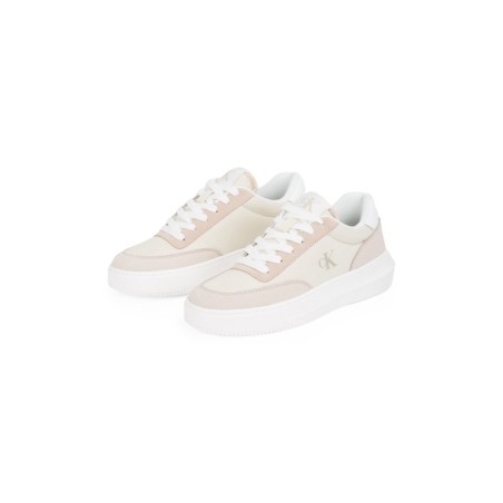 Calvin Klein Jeans Sneaker "CHUNKY CUPSOLE LOW MIX IN", Freizeitschuh, Halbschuh, Schnürschuh mit CK Logo
