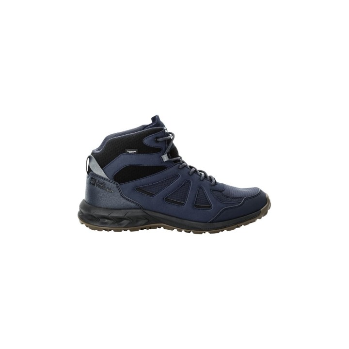 Jack Wolfskin Woodland 2 Texapore Mid Men Wasserdichte Wanderschuhe Herren 44.5 blue night blue