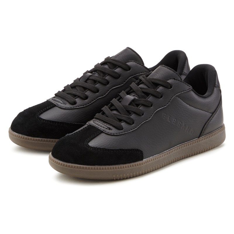Elbsand Sneaker "Freizeitschuh", Retro Sneaker, Halbschuh, Schnürschuh mit Lederanteil Unisex