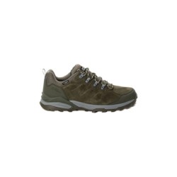 Jack Wolfskin Refugio Texapore Low Men Wasserdichte Wanderschuhe Herren 40.5 brown cold coffee