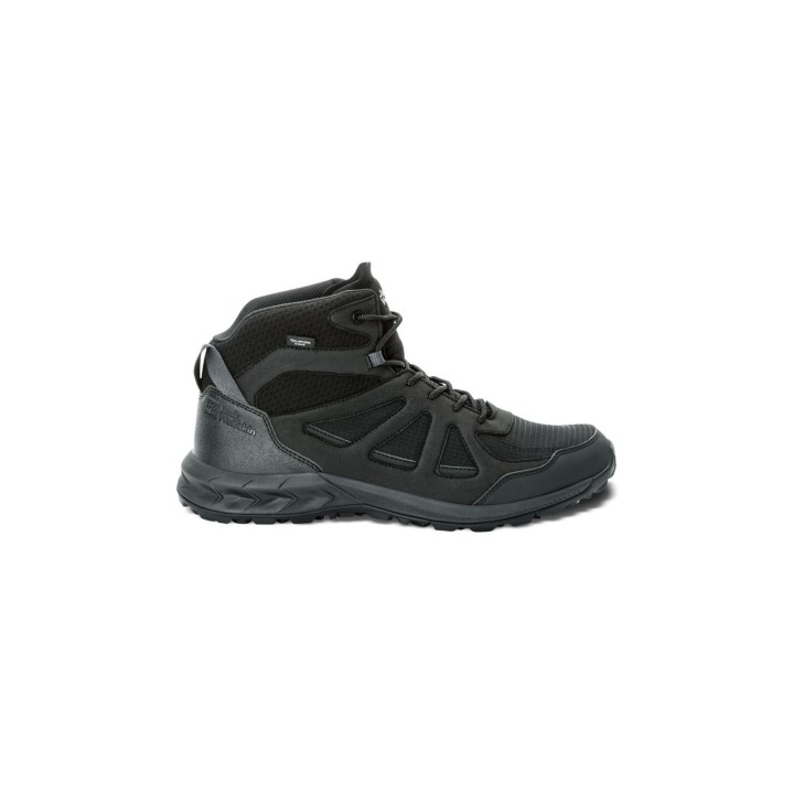 Jack Wolfskin Woodland 2 Texapore Mid Men Wasserdichte Wanderschuhe Herren 41 black black