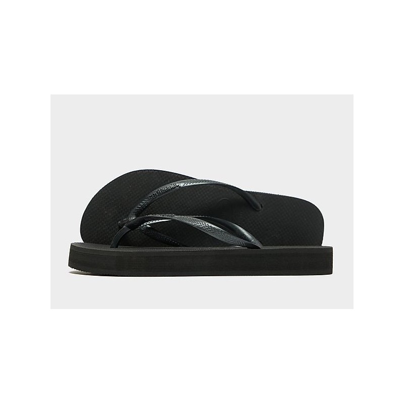 Havaianas Slim Platform Flip-Flops Damen - Black - Womens, Black