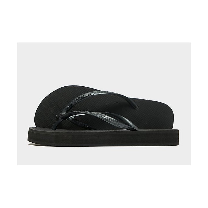 Havaianas Slim Platform Flip-Flops Damen - Black - Womens, Black