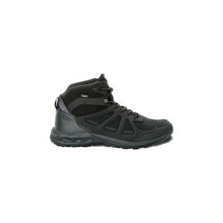 Jack Wolfskin Woodland 2 Texapore Mid Men Wasserdichte Wanderschuhe Herren 44.5 black black