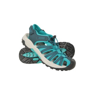 Seaside Damen-Sandalen mit Abfluss-Sohle - Aquamarin