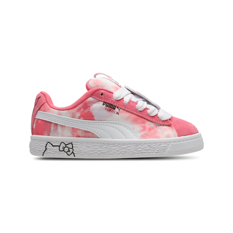 Puma Suede Unisex Schuhe - Weiß - Größe: 34.5 - Wildleder - Foot Locker