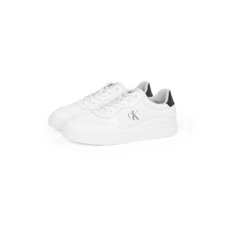 Calvin Klein Jeans Sneaker "CLASSIC CUPSOLE TECH RIPSTOP", Schnürschuh, Halbschuh, Freizeitschuh mit Kontrast an der Ferse
