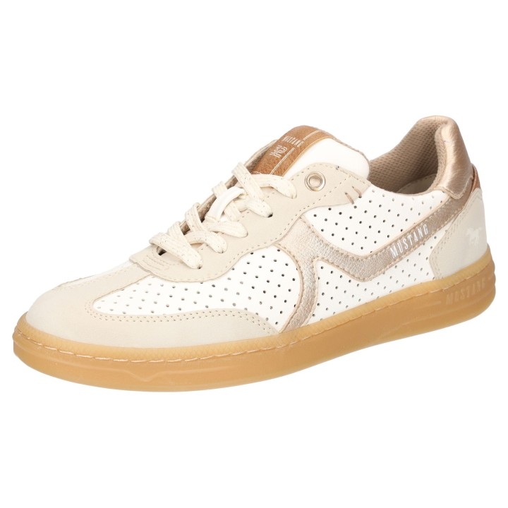 Mustang Shoes Sneaker, Retro Sneaker, Schnürschuh mit modischen Applikationen