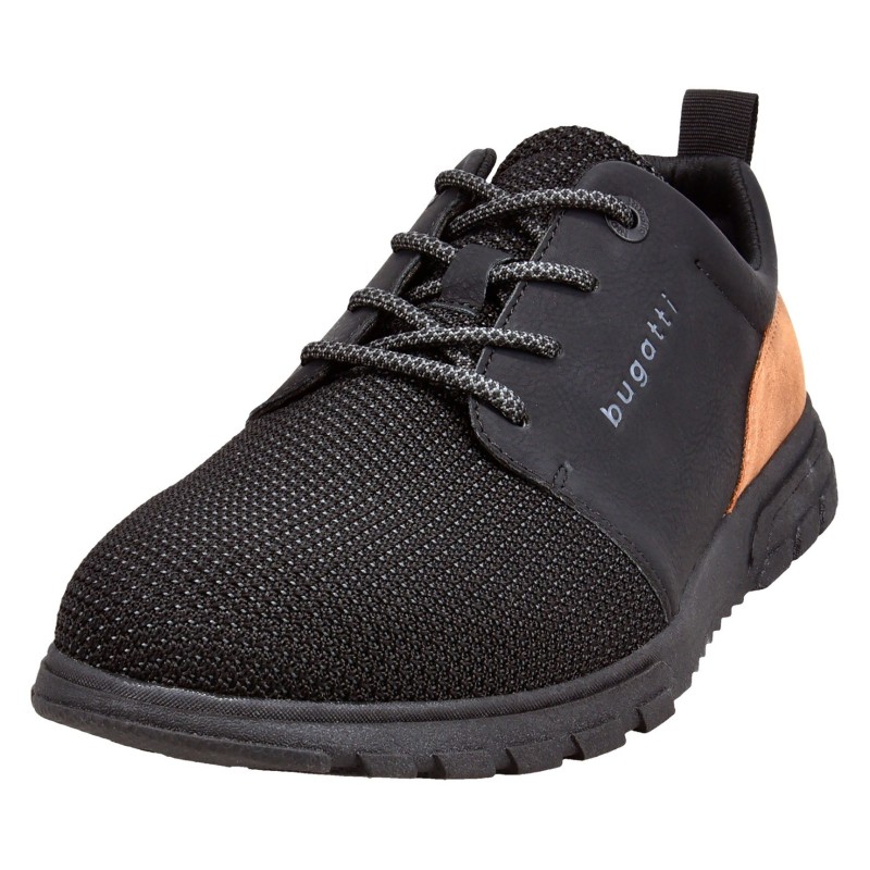 bugatti Sneaker, Freizeitschuh, Halbschuh, Schnürschuh mit Kontrastbesatz