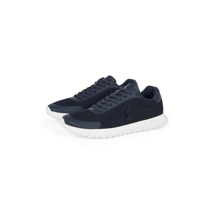 Calvin Klein Jeans Sneaker "3 EVA RUNNER MESH", Freizeitschuh, Halbschuh, Schnürschuh mit Kontrastbesatz