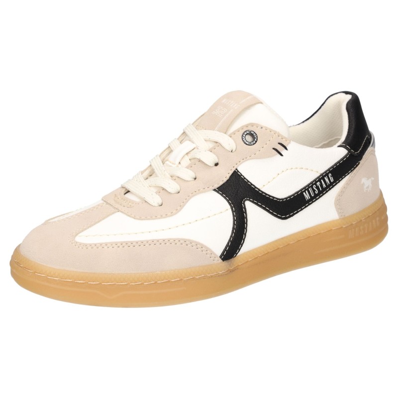 Mustang Shoes Sneaker, Retro Sneaker, Schnürschuh mit Kontrastbesätzen