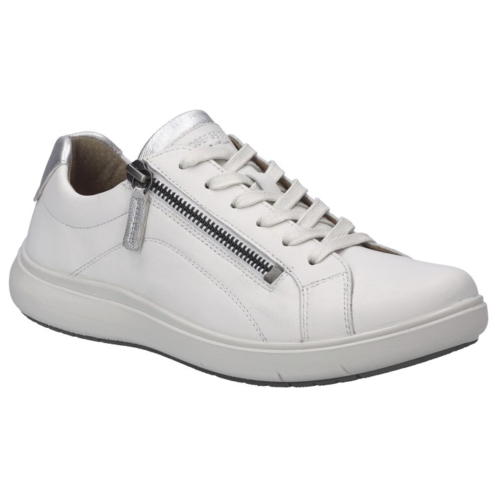 Josef Seibel Sneaker "Megan 01", Schnürschuh, Komfortschuh mit zusätzlichem Reißverschluss