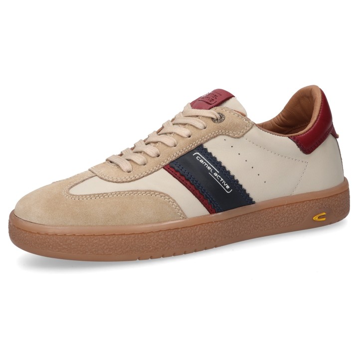 camel active Sneaker, Schnürschuh, Retro Sneaker, Freizeischuh mit Logoschriftzug