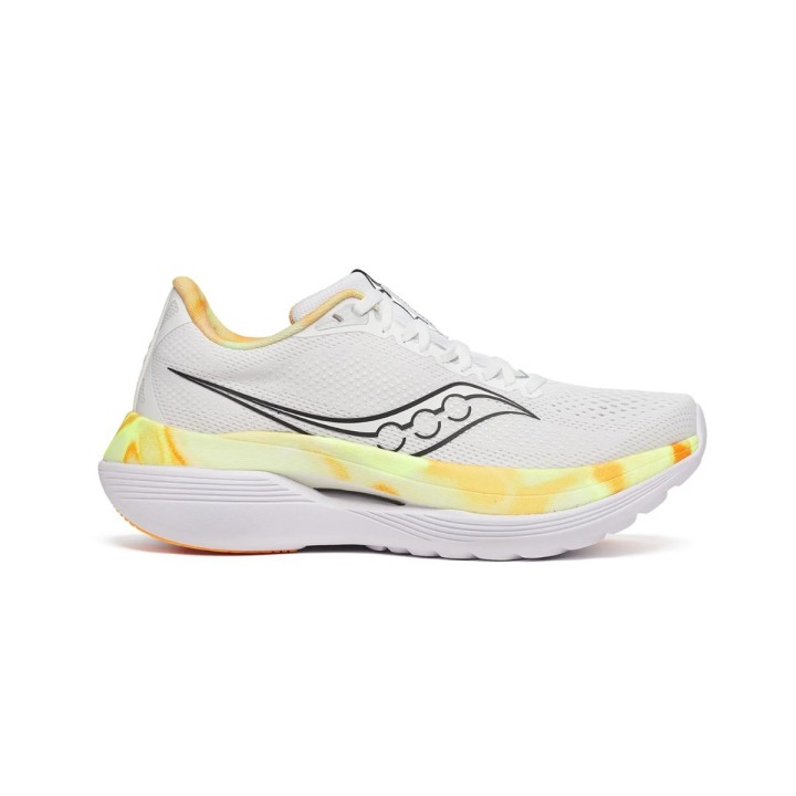Saucony Endorphin Trainer Schuhe Weiß Gelb SS25, Größe 40,5 - EUR