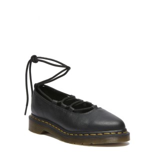 Dr. Martens Elphie II Black Virginia Ballerina schwarz