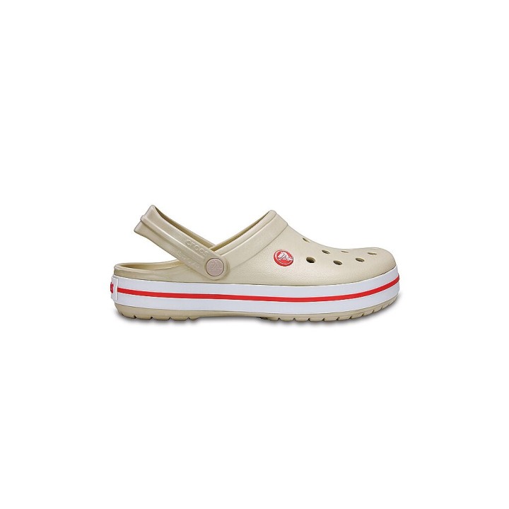 CROCS Badepantoffel Crocband™ Clog creme | 37-38