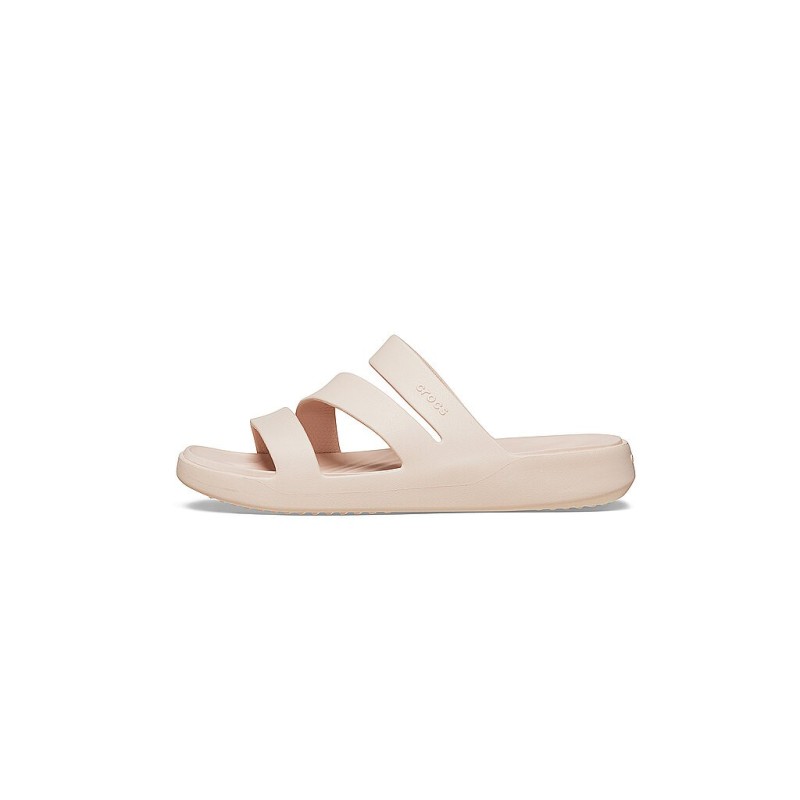 CROCS Damen Badepantoffeln Getaway Strappy hellgrau | 36-37