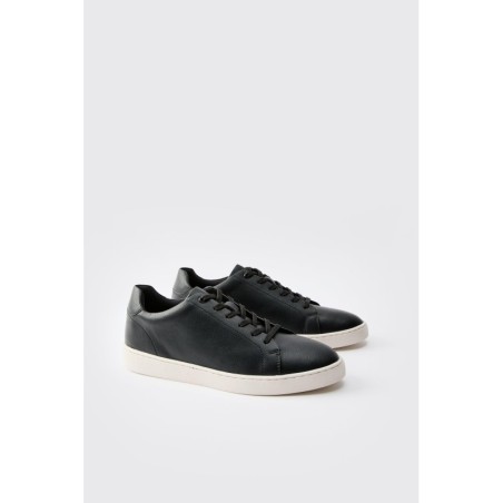 Essential PU-Sneaker - Schwarz - 41, Schwarz