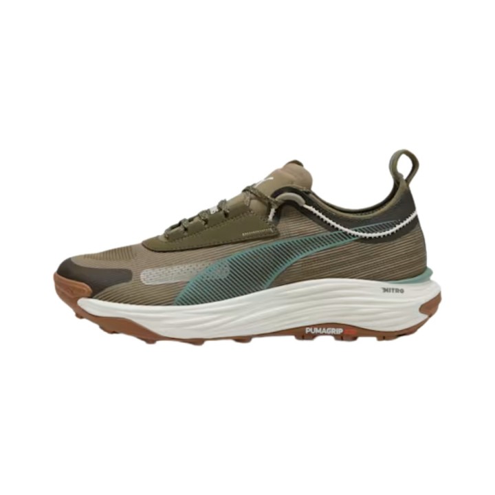 Puma Voyage Nitro 3 Schuhe Braun Weiß SS25, Größe 40,5 - EUR