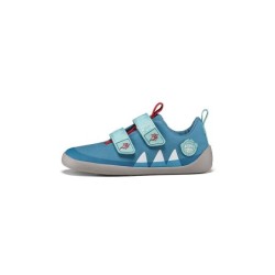 AFFENZAHN Kinder Barfußschuhe COTTON LUCKY HAI hellblau | 21
